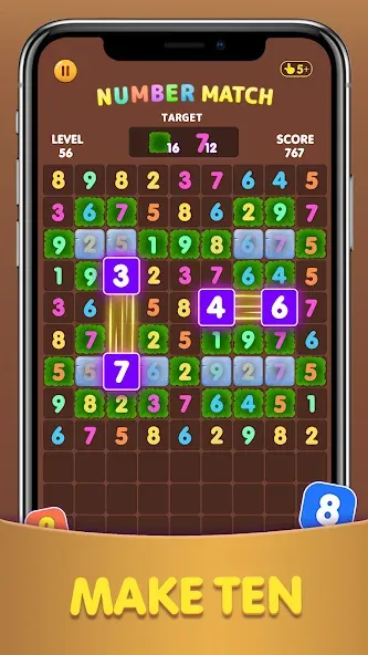 Number Match: Ten Crush Puzzle (Намбер Матч)  [МОД Unlocked] Screenshot 4