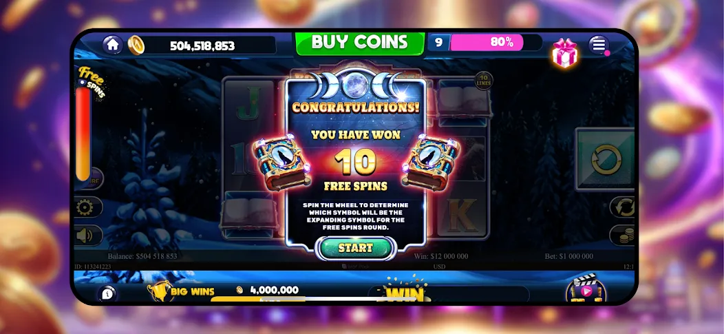 Majestic Slots: Slot Machine  [МОД Бесконечные монеты] Screenshot 4