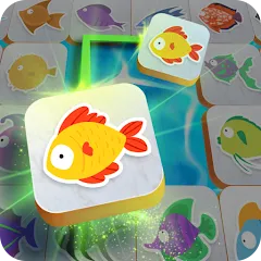 Скачать взлом Mahjong Connect Fish World (Мацзян Коннект Рыбный Мир)  [МОД Много денег] - последняя версия apk на Андроид