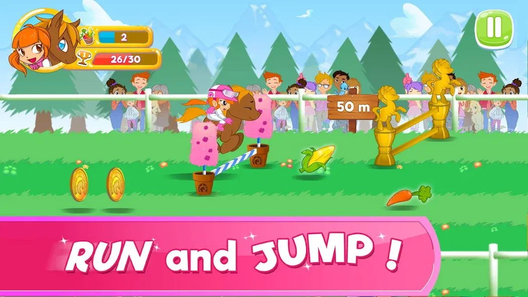 Pony Run : Magic Trails (Пони Ран)  [МОД Много денег] Screenshot 1