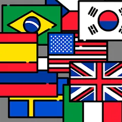 Скачать взломанную Flags of the World + Emblems:  [МОД Много монет] - последняя версия apk на Андроид