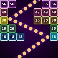 Скачать взломанную Neon bricks  [МОД Меню] - полная версия apk на Андроид