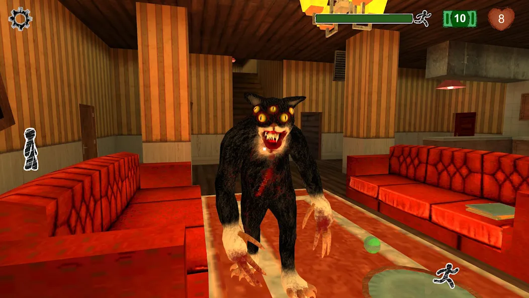 Cat Fred Evil Pet. Horror game  [МОД Unlimited Money] Screenshot 1