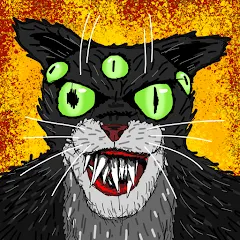 Скачать взломанную Cat Fred Evil Pet. Horror game  [МОД Unlimited Money] - полная версия apk на Андроид