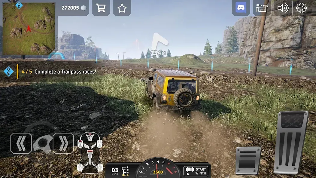 Off Road 4x4 Driving Simulator (Офф Роад)  [МОД Бесконечные деньги] Screenshot 2