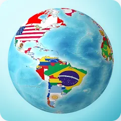 Скачать взлом Flags On the Globe  [МОД Unlocked] - полная версия apk на Андроид
