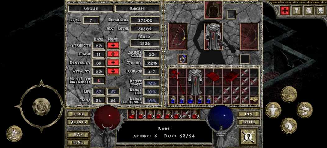 DevilutionX - Diablo 1 port (ДевилутионЭкс)  [МОД Бесконечные деньги] Screenshot 3