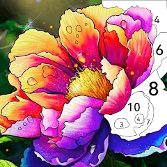 Скачать взлом Tap Color by Number - Coloring  [МОД Все открыто] - стабильная версия apk на Андроид