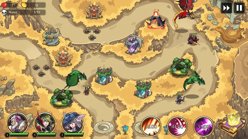 Kingdom War: Tower Defense TD (ТД Рояль)  [МОД Бесконечные деньги] Screenshot 4