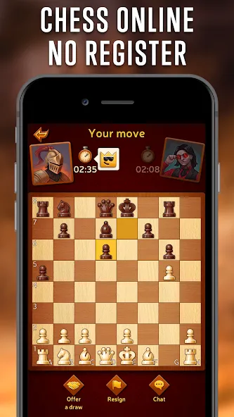 Chess Online - Clash of Kings  [МОД Много монет] Screenshot 2