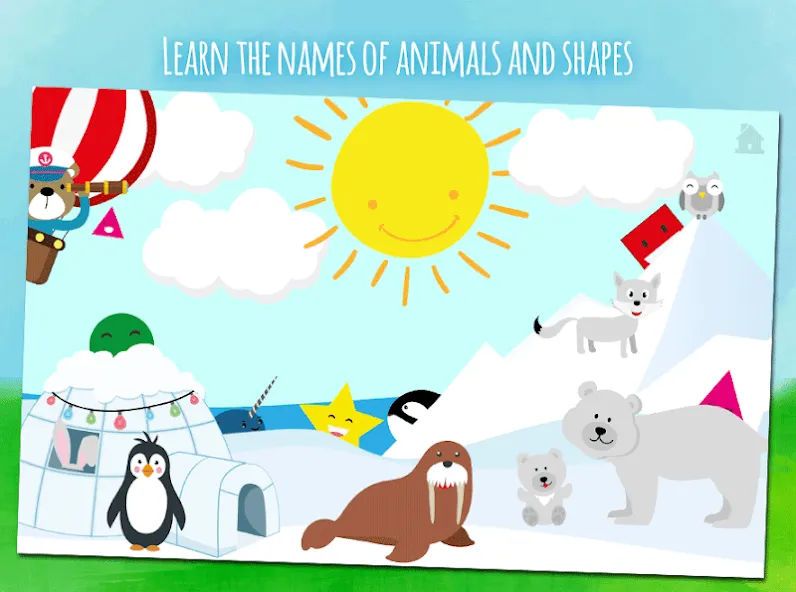 Animals learn words for kids  [МОД Меню] Screenshot 2