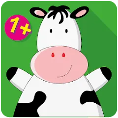 Скачать взломанную Animals, kids game from 1 year  [МОД Mega Pack] - последняя версия apk на Андроид