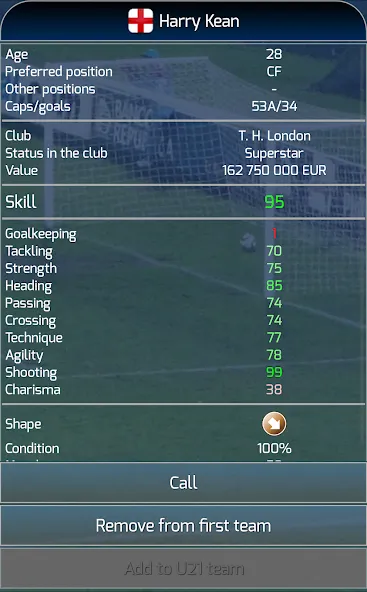 True Football National Manager (Тру Футбол Национальный Менеджер)  [МОД Menu] Screenshot 5