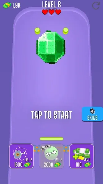 Saw Brick Crusher – Pong 3D (Со Брик Крашер)  [МОД Бесконечные деньги] Screenshot 2