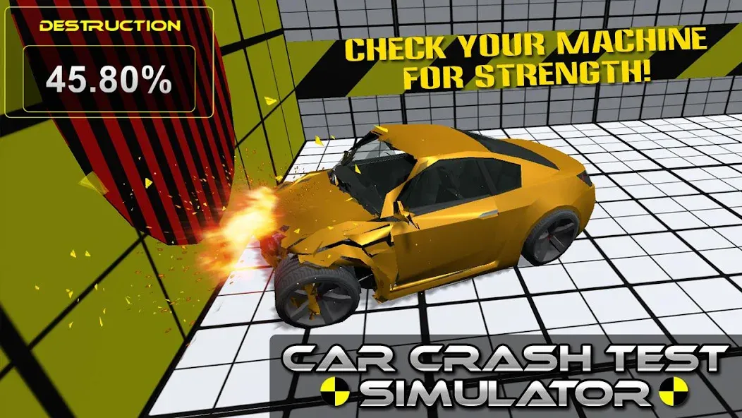 Car Crash Test Simulator  [МОД Mega Pack] Screenshot 1