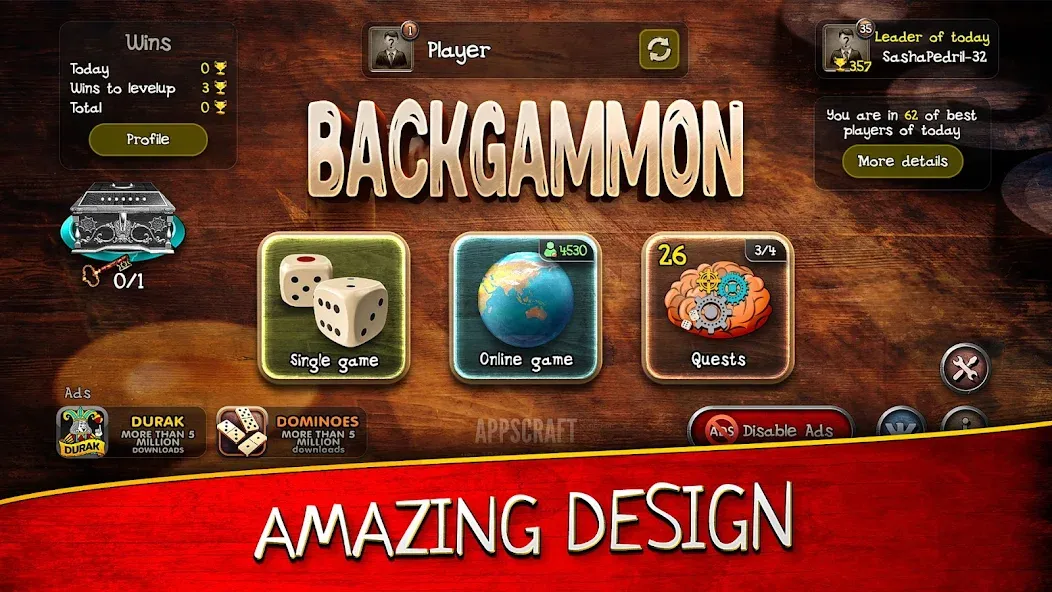 Backgammon  [МОД Menu] Screenshot 5