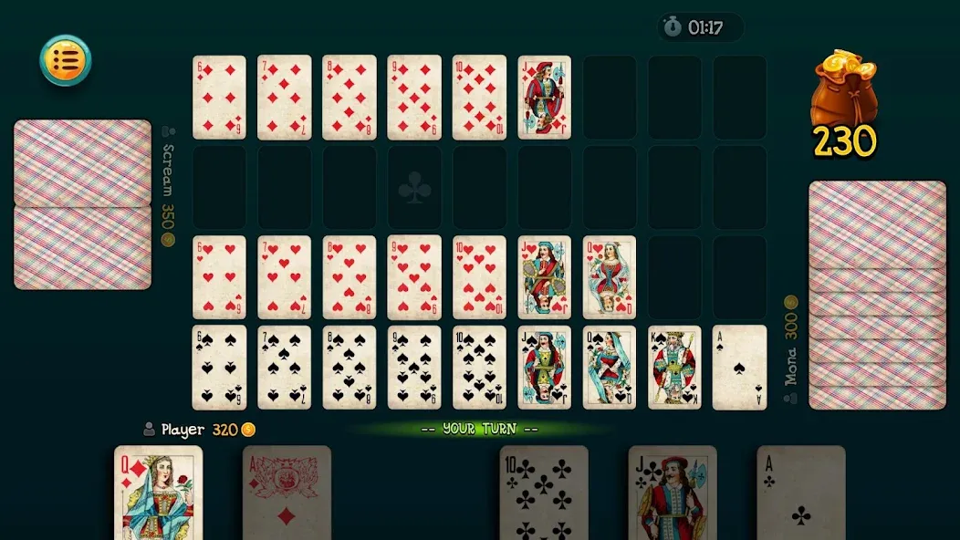 Nine Card Game online offline  [МОД Menu] Screenshot 1