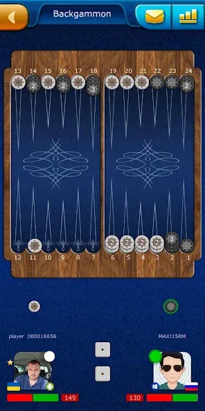 Backgammon LiveGames online  [МОД Много денег] Screenshot 2