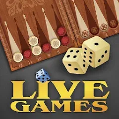 Скачать взломанную Backgammon LiveGames online  [МОД Много денег] - стабильная версия apk на Андроид