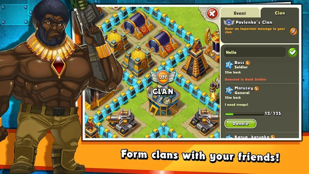 Jungle Heat: War of Clans (Джангл Хит)  [МОД Menu] Screenshot 2