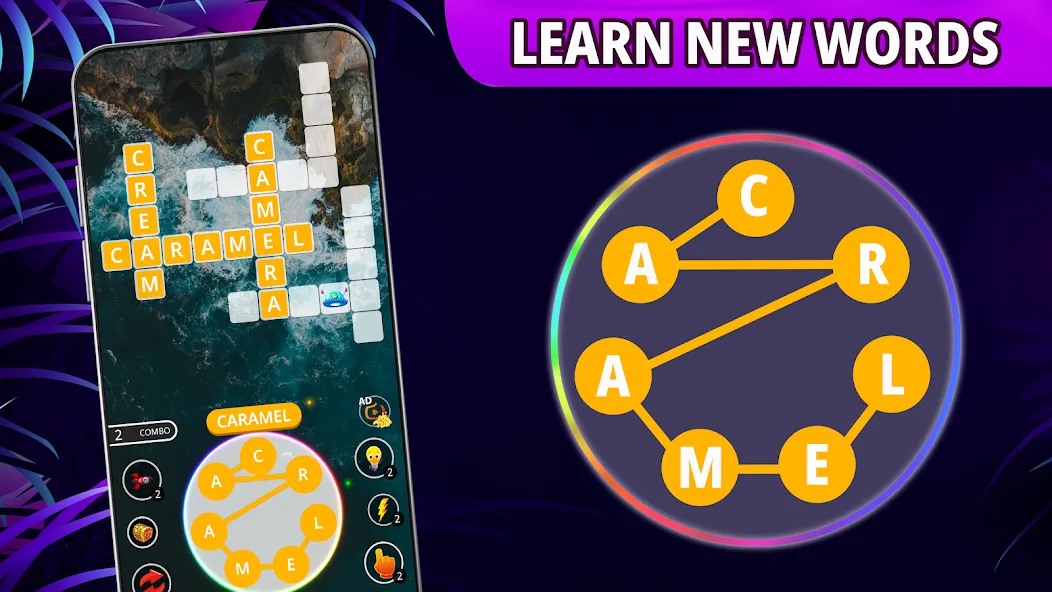 Word connect: word search game  [МОД Много денег] Screenshot 5