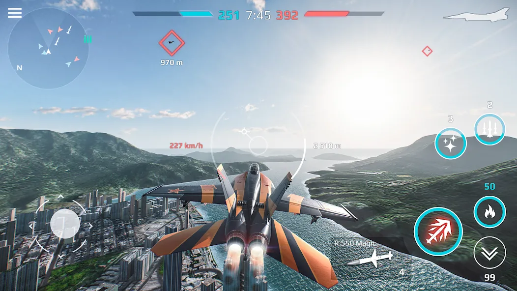 Sky Combat: War Planes Online (Скай Комбат)  [МОД Menu] Screenshot 5