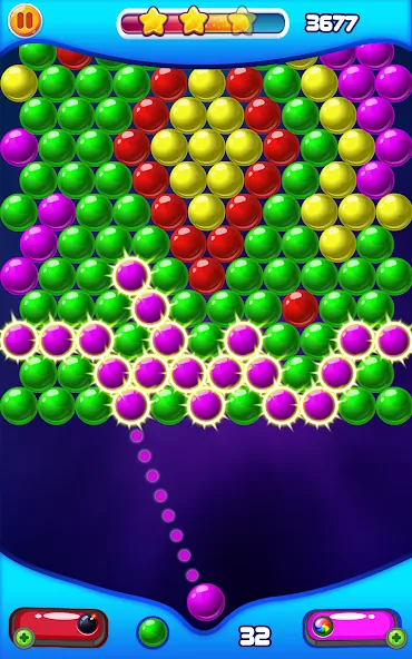 Bubble Shooter 2 (Бабл Шутер 2)  [МОД Много денег] Screenshot 4