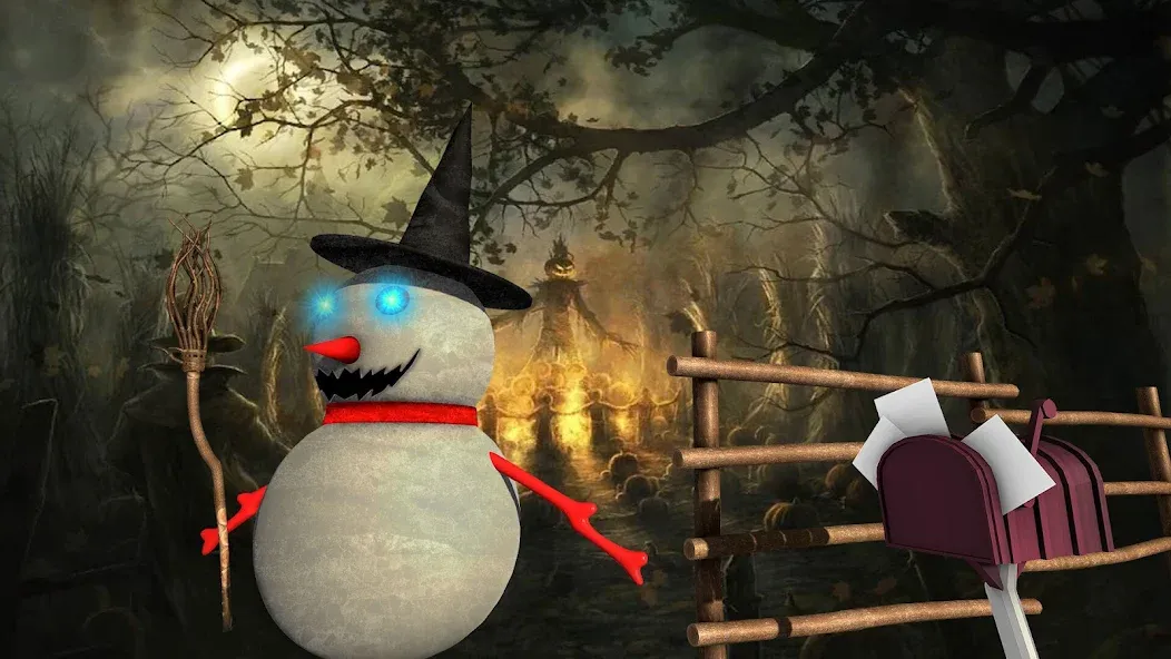 Evil Scary Snowman  Games 3d (Ивил Скари Сноумэн Геймс 3д)  [МОД Много денег] Screenshot 2