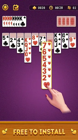 Spider Solitaire Card Game  [МОД Бесконечные монеты] Screenshot 2