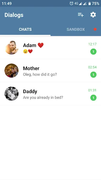 Fake Chat Messenger — TeleFake  [МОД Меню] Screenshot 1