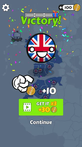 Country Balls: World War (Кантри Болс)  [МОД Меню] Screenshot 5