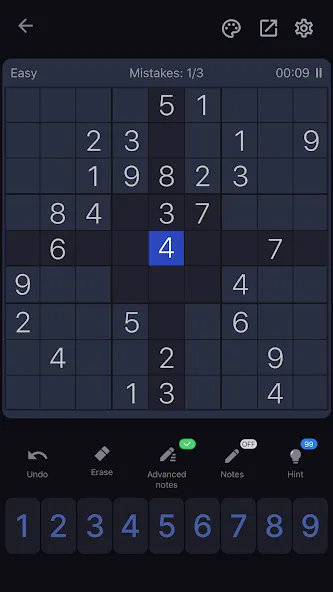 Sudoku - Classic Sudoku Puzzle  [МОД Mega Pack] Screenshot 2