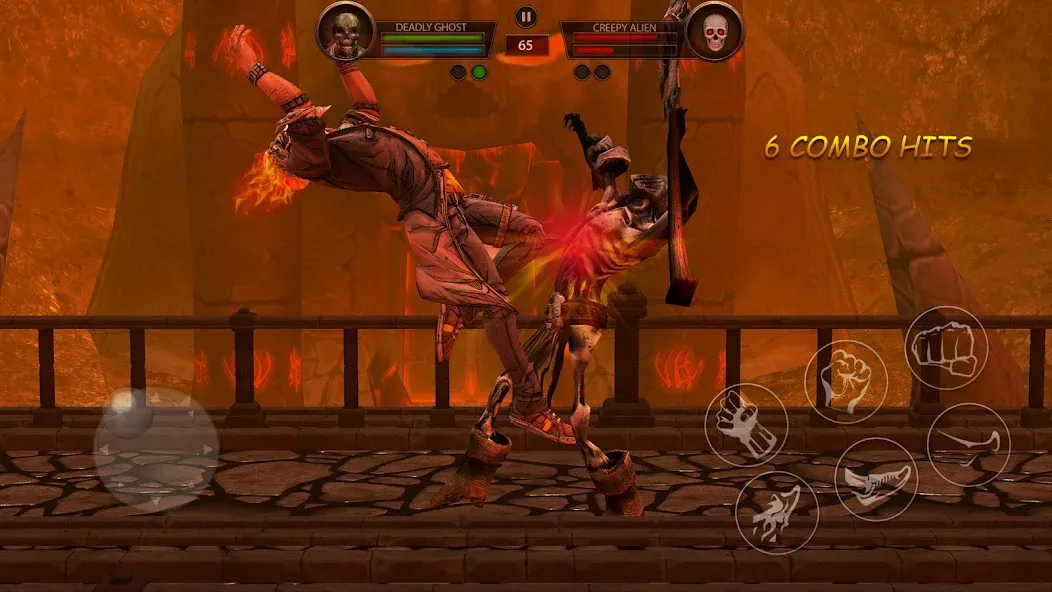 Ghost Fight 2 - Fighting Games  [МОД Много монет] Screenshot 1