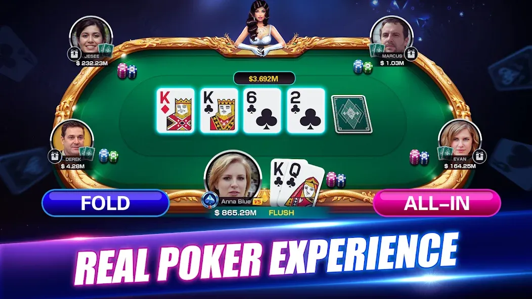 Winning Poker™ - Texas Holdem (Виннинг Покер)  [МОД Меню] Screenshot 1