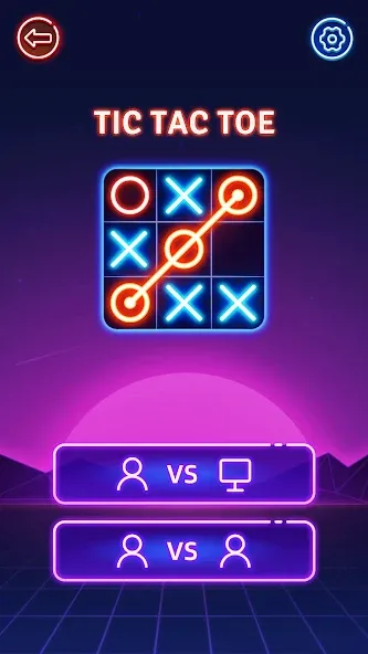 Tic Tac Toe 2 Player: XOXO  [МОД Unlimited Money] Screenshot 3