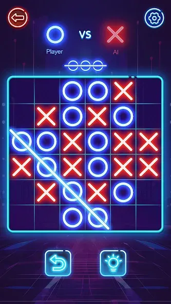 OX Game - XOXO · Tic Tac Toe  [МОД Много монет] Screenshot 3