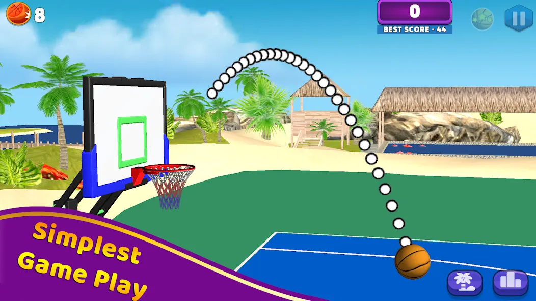 Shoot Challenge Basketball (Шут Челлендж Баскетбол)  [МОД Бесконечные монеты] Screenshot 1