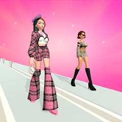 Скачать взломанную Fashion Battle - Dress up game (Фэшнбатл)  [МОД Бесконечные деньги] - стабильная версия apk на Андроид