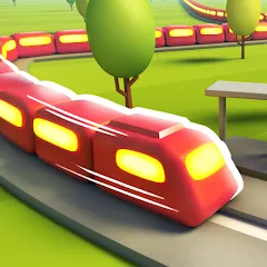 Скачать взлом Train Adventure - Line Game (Трейн Эдвенчер)  [МОД Бесконечные монеты] - последняя версия apk на Андроид