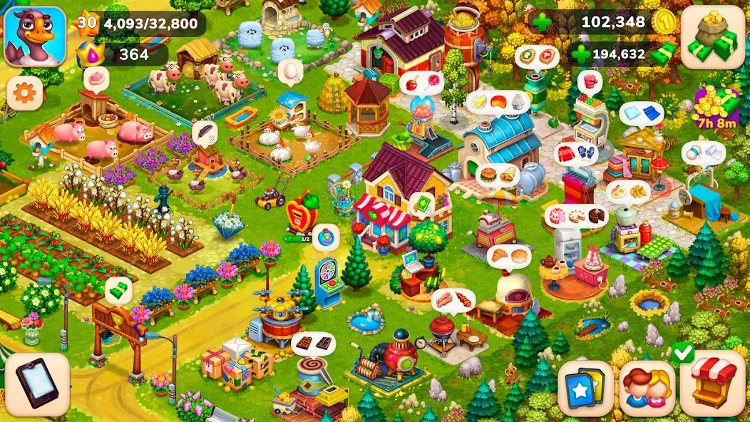 Farmington – Farm game (Фармингтон)  [МОД Бесконечные деньги] Screenshot 1