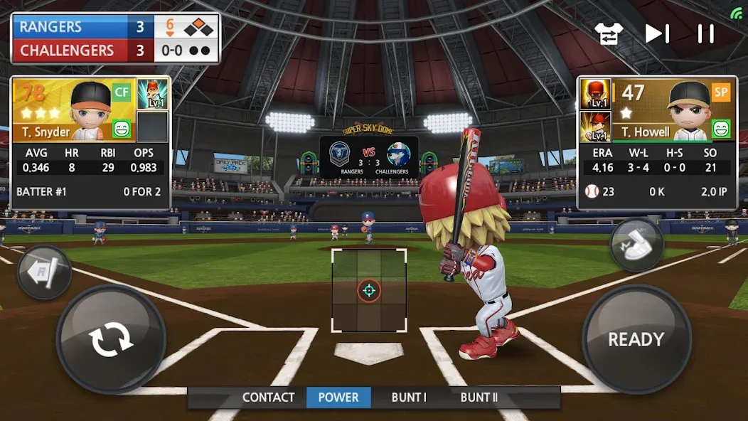 BASEBALL 9 (БЕЙСБОЛ 9)  [МОД Много денег] Screenshot 1