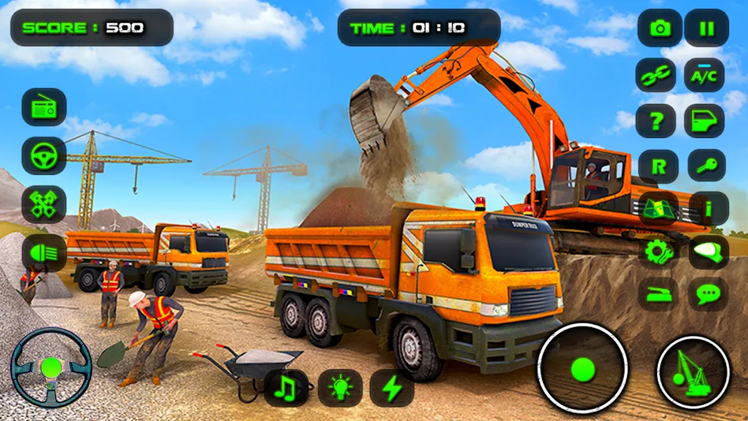 City Construction: Sand Games  [МОД Бесконечные монеты] Screenshot 1