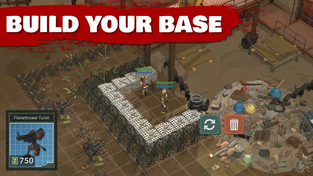 Overrun: Zombie Tower Defense (Оверран)  [МОД Menu] Screenshot 3