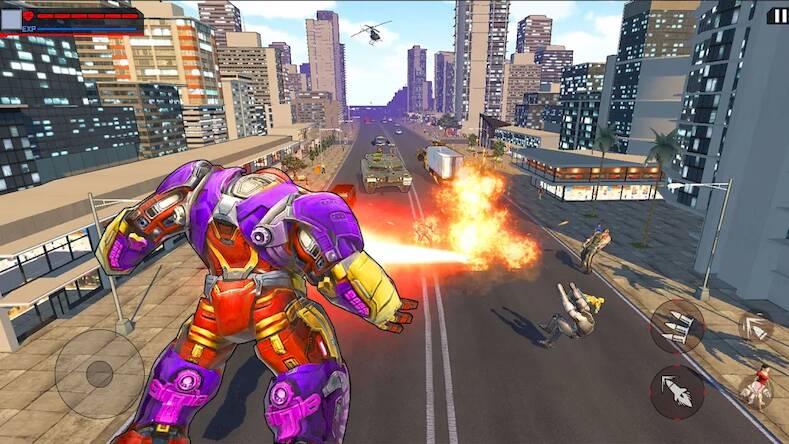   Super City Hero:Iron Hero Game -     