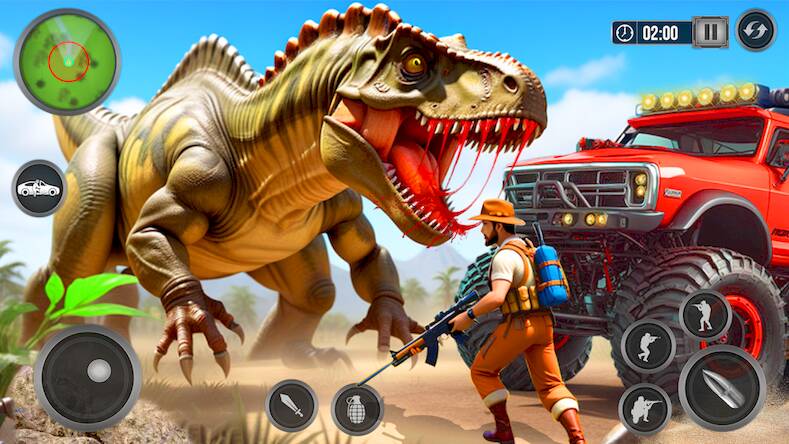   Wild Dino Hunter 3D Gun Games -     