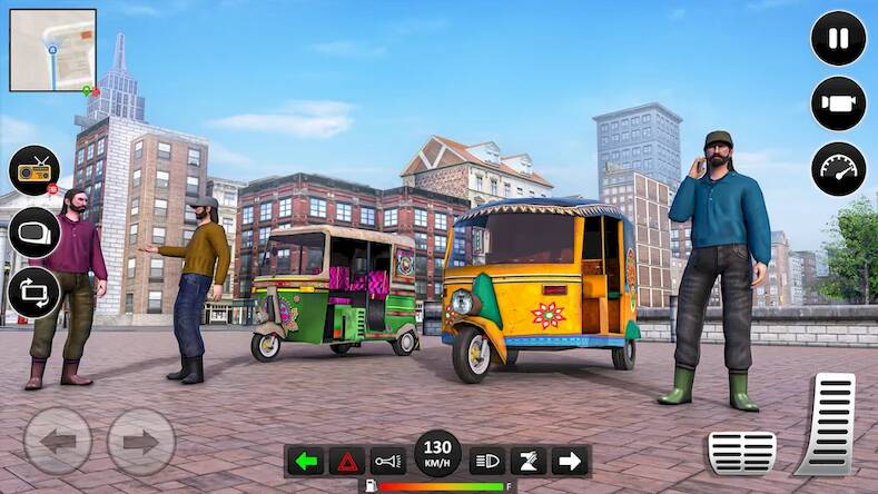   Modern Rickshaw Driving Games -     