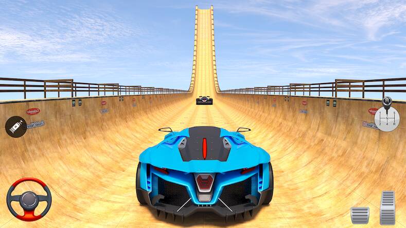   Superhero Car: Mega Ramp Games -     