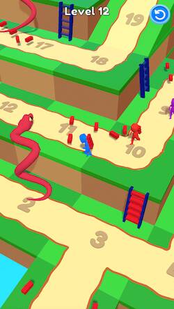  Snakes & Ladders Race -     