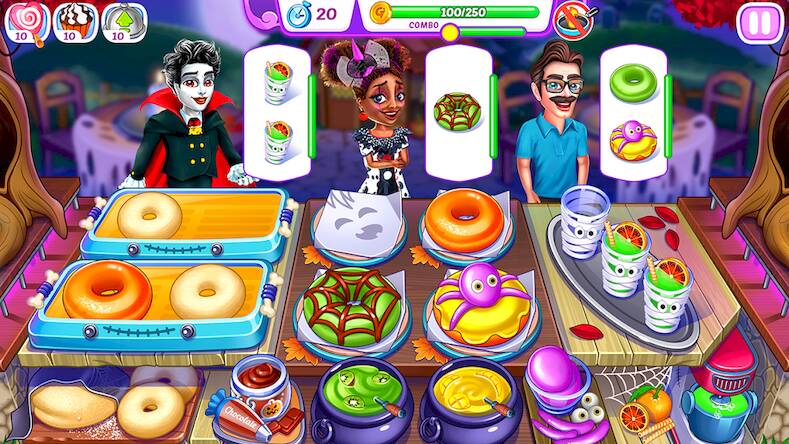   Halloween Madness Cooking Game -     