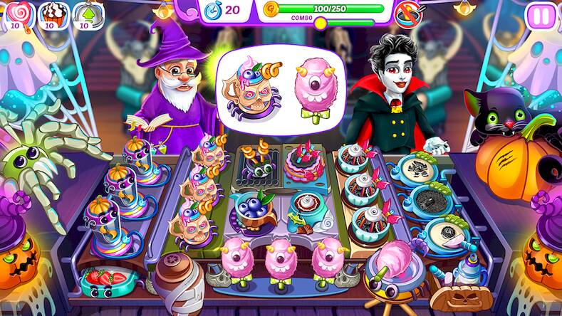   Halloween Madness Cooking Game -     